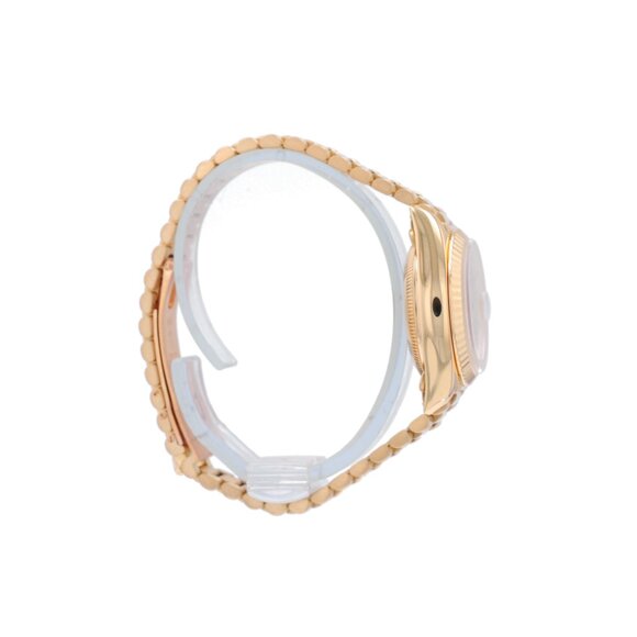 Rolex Datejust 69178 26mm Champagne Index Dial Fluted Bezel President Band - Picture 7 of 10